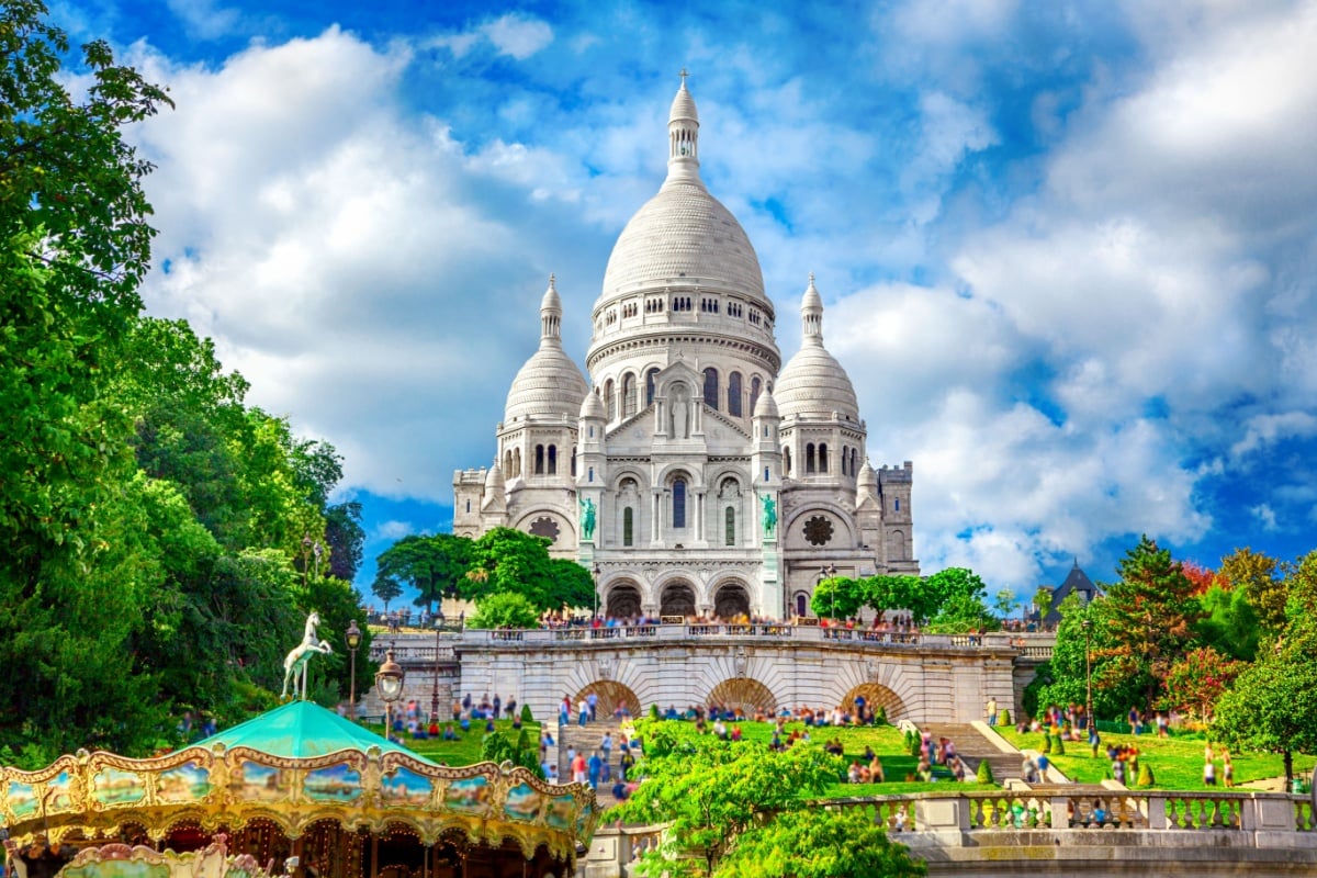 Basilica Sacre Coeur, Montmartre, Paris