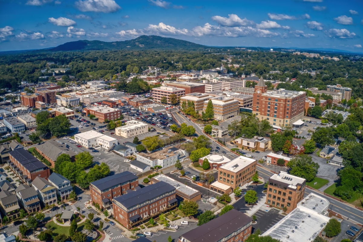 Marietta, GA aerial view